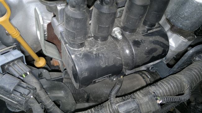 Диагностика катушки зажигания для двигателя F14D3 (с высоковольтной проводкой)